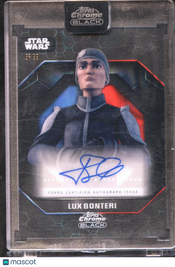 2022 Topps Star Wars Chrome Black Jason Spisak Light Side Autograph Topps Certified Autograph Issue #ALS-JG