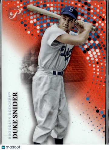 Duke Snider 2022 Topps Pristine /25 Brooklyn Dodgers