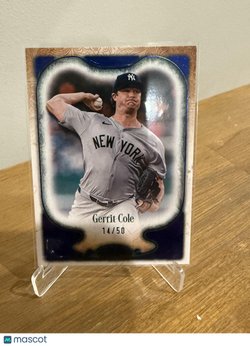 2026 Topps Tier One Gerrit Cole #40 Blue /50 SN