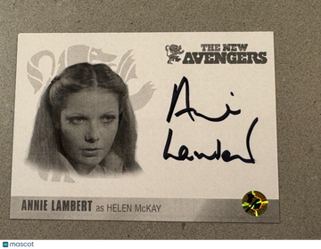 New Avengers Annie Lambert Limited Edition Autograph Card Genuine Hand Signed #AL2