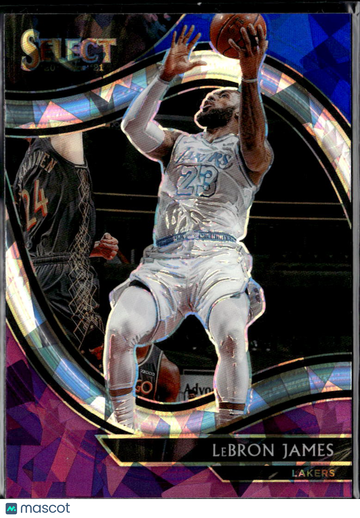 2021 Panini Select Prizm Courtside LeBron James #223 Tye-Die