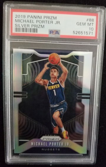 2019 Panini Silver Prizm Michael Porter, Jr. #88 PSA 10