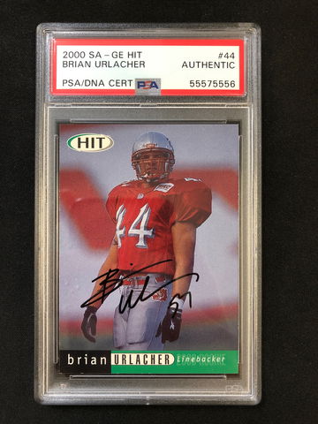 2000 SA-GE Hit - Brian Urlacher - Rookie Auto PSA Authentic