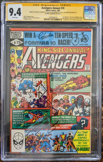 Avengers Annual #10 CGC 9.4 Signature Series