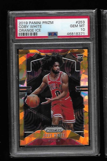 2019 Panini Prizm Coby White Orange Ice