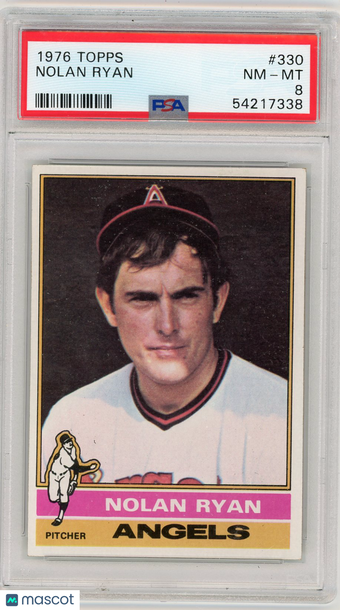 1976 Topps Nolan Ryan #330 PSA 8
