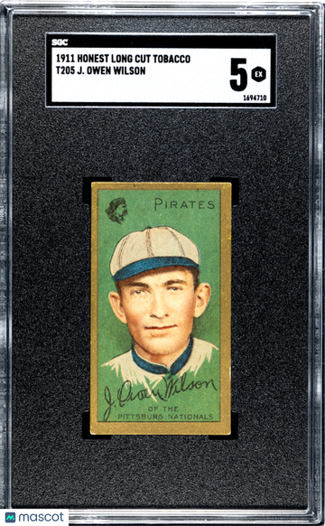1911 Honest Long Cut Tobacco (T205) J. Owen Wilson SGC 5