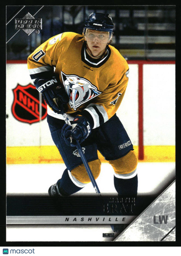 2005-06 Upper Deck Martin Erat #361 Nashville Predators