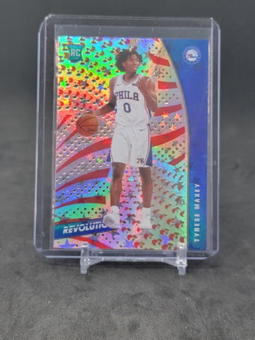 2020 revolution tyrese maxey rookie Astro sp