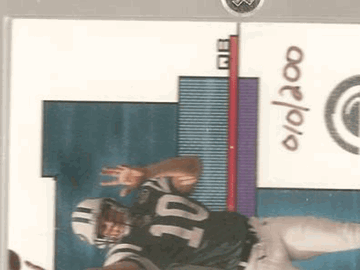 2000 Upper Deck e- Card Prizes Chad Pennington Autograph Football Trading Card New York Jets #CP-A