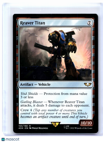 Warhammer 40,000 Reaver Titan Nonfoil Rare #163