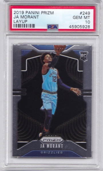 Ja Morant 2019 Prizm Variation Layup PSA 10 