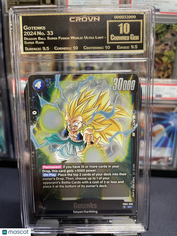2024 Bandai Dragon Ball Super Fusion World Ultra Limit Gotenks Holo Super Rare CROWN 10