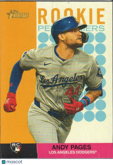 2024 Topps Heritage Andy Pages #RP-8 Rookie Performers
