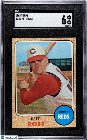 1968 Topps Pete Rose #230 SGC 6