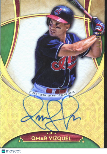 2005 Topps Five Star Omar Vizquel #FSA-OV /15