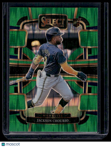 2024 Panini Select Jackson Chourio #6 Green Flash Prizms