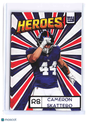 2026 OffSZN Customs Heroes Cameron Skattebo #H-22