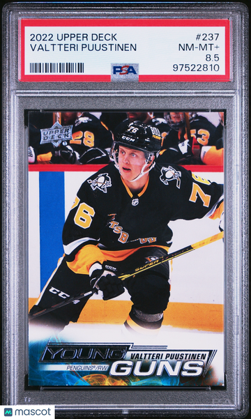 2022 Upper Deck Valtteri Puustinen #237 PSA 8.5