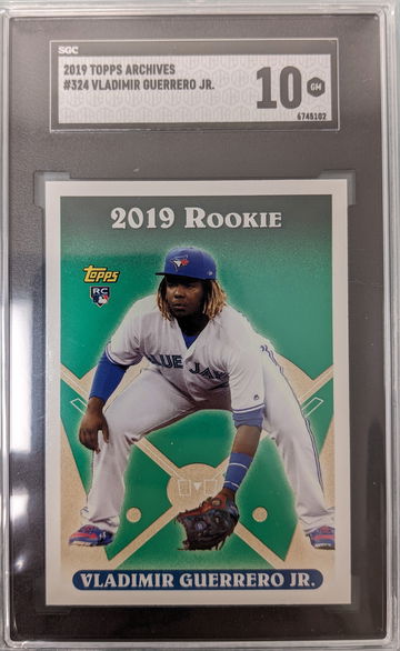 2019 Topps Archives RC Vladimir Guerrero Jr SGC 10 #324 Rookie Card