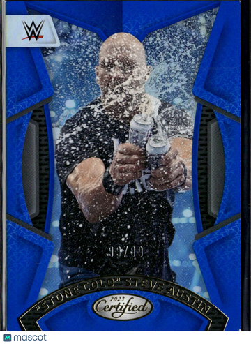 Stone Cold Steve Austin 2023 Panini Chronicles Certified Blue WWE Legends