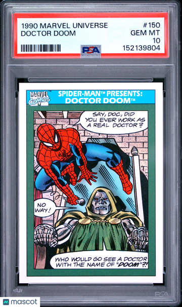 1990 Marvel Universe Doctor Doom #150 PSA 10