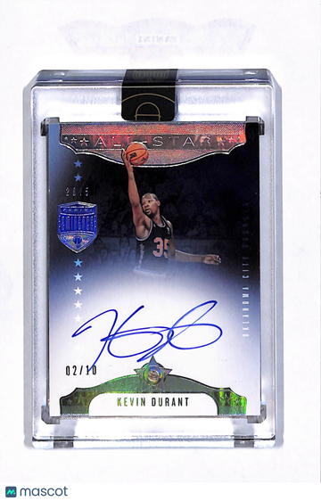 2019 Panini Eminence Basketball Kevin Durant #AS-KD6 /10 All-Star Diamond Signatures