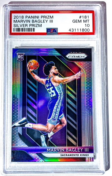2018 Prizm Marvin Bagley Silver PSA 10