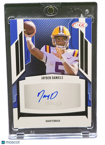 2024 SAGE Autograph Jayden Daniels #A-JD