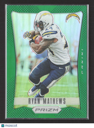 2012 Panini Prizm Ryan Mathews #161 Green