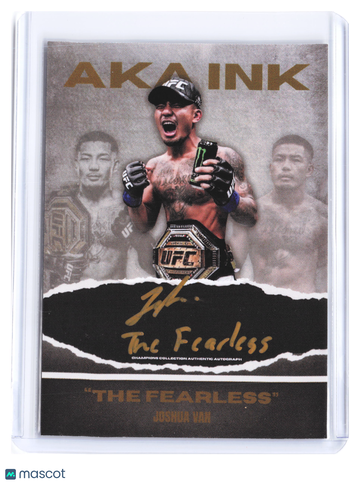 2026 Champions Collection AKA Ink Joshua Van #AKA-JV UFC Autograph Trading Card
