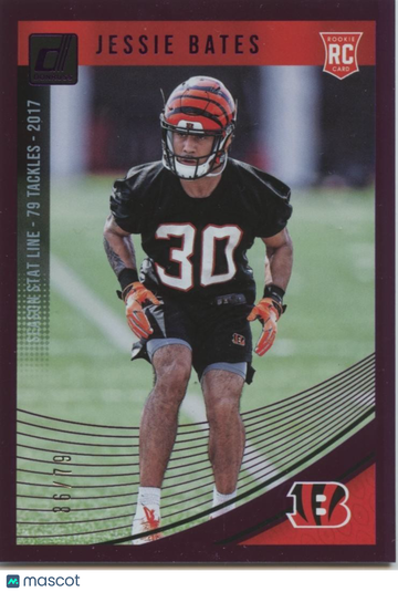 2018 Jessie Bates III #372 Rookie Donruss