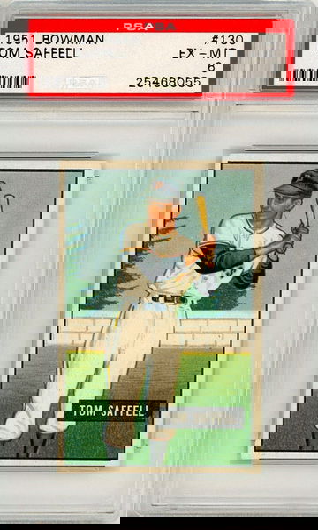 1951 Bowman Tom Saffell #130 PSA 6 P1364