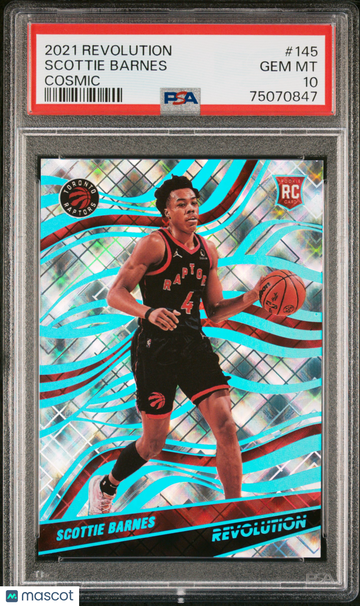 2021 Panini Revolution Scottie Barnes #145 Cosmic PSA 10