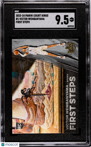 2023 Panini Court Kings Victor Wembanyama #1 First Steps SGC 9.5