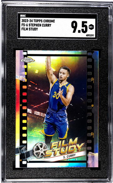 2023-24 Topps Chrome #FS-6 Stephen Curry Film Study SGC 9.5