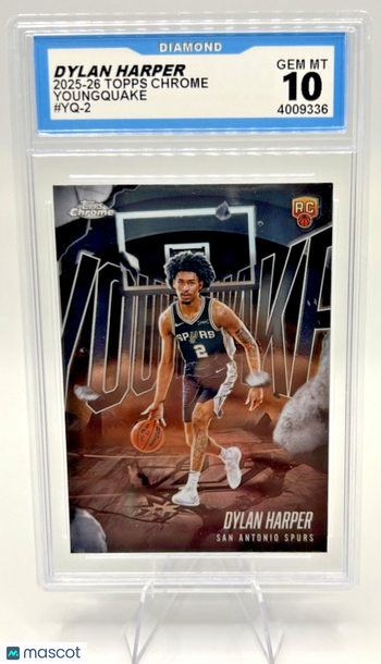 2025-26 Topps Chrome Dylan Harper #YQ-2 [Base] Rookie Insert 10