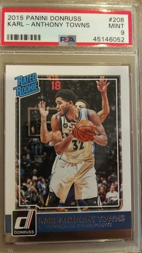 Karl- Anthony Towns 2015 Donruss Rated Rookie RC