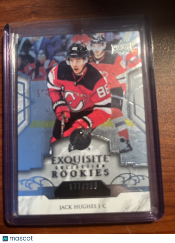 2019-20 Upper Deck Ice Jack Hughes #R25 [Base] Rookie Insert