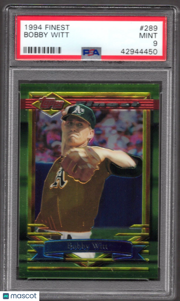 1994 Finest Bobby Witt #289 PSA 9