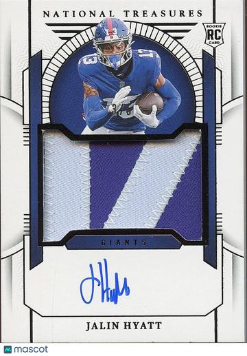 2023 Jalin Hyatt Patch Rookie Panini Authentic