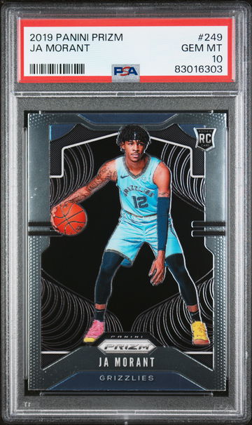 2019 Panini Prizm Ja Morant #249 PSA 10