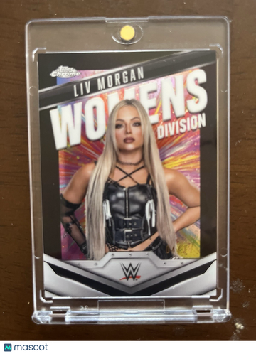 2025 TOPPS CHROME WWE WOMEN'S DIVISION Liv Morgan #LIV Black Refractor