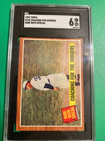 1962 Topps # 142 Babe Ruth 