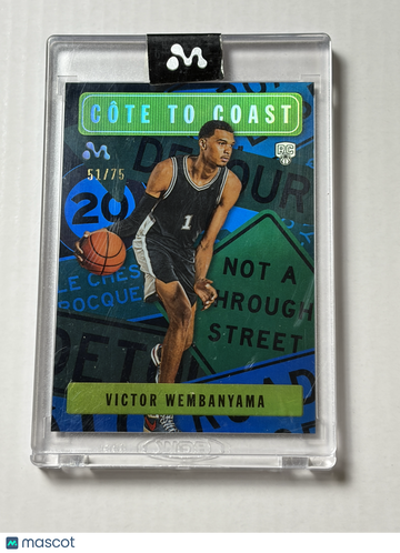 2023-24 Topps Mercury Victor Wembanyama Victor Wembanyama #VW-3 Nicely Centered Rookie Mint Parallel/Variety Short Print