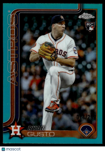 2025 Topps Chrome Update Ryan Gusto #USC107 Teal Refractors SN RC
