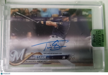 2018 Topps Clearly Authentic Travis Shaw #CAA-TSC AU