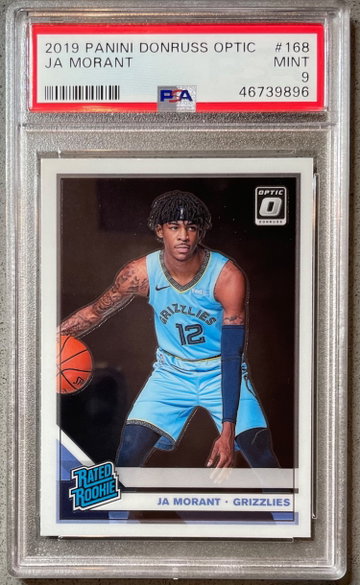 2019-20 Donruss Optic JA Morant Base PSA 10