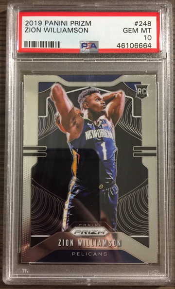 Zion Williamson 2019 Prizm PSA 10