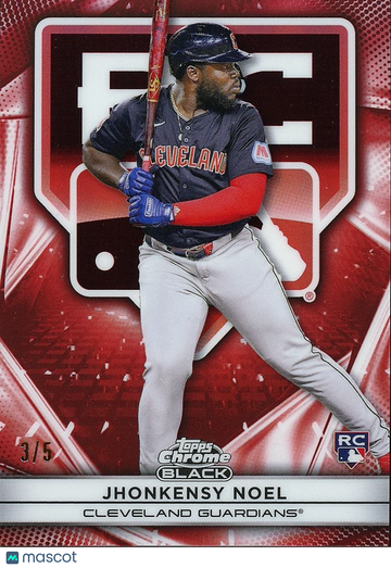 2025 Topps Chrome Jhonkensy Noel Red Refractor Rookie